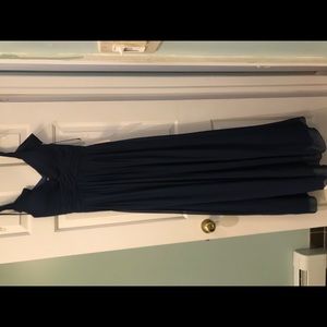 Navy evening gown!! NEW WITH TAGS